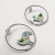 Ptasie plotki - kolczyki żółto-niebiesko-zielone / Wierzbanowska Jewellery / Biżuteria / Kolczyki