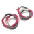 Supły różowo-srebrne / Wierzbanowska Jewellery / Biżuteria / Kolczyki