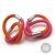 Kolczyki gumowe Supły dwukolorowe (rozmiar L) / Wierzbanowska Jewellery / Biżuteria / Kolczyki