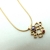 Naszyjnik pozłacany Squares z rubinem i ametystem / Wierzbanowska Jewellery / Biżuteria / Komplety