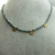 Naszyjnik z zielonymi hematytami i pozłacanym srebrem / Wierzbanowska Jewellery / Biżuteria / Naszyjniki
