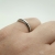 Delikatny pierścionek wstęga z topazem / Wierzbanowska Jewellery / Biżuteria / Pierścionki