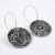 Duże kwiatowe kolczyki koła / Wierzbanowska Jewellery / Biżuteria / Kolczyki