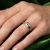 Srebrny pierścionek Wstęga z cyrkonią / Wierzbanowska Jewellery / Biżuteria / Pierścionki