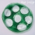 Green - półmisek, patera szklana, fusing / anyadesign / Dekoracja Wnętrz / Szkło