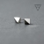 SHAMBALA, Biżuteria, Kolczyki, Geometryczne minimalistyczne kolczyki srebrne bryłki DIAMOND VI