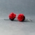 Srebrne kolczyki czerwone róże / SHAMBALA / Biżuteria / Kolczyki