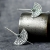 Długie kolczyki srebrne z czarnym oczkiem NERE / SHAMBALA / Biżuteria / Kolczyki