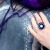 Srebrny pierścionek z perłą naturalną / SHAMBALA / Biżuteria / Kolczyki