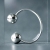 Srebrna bransoletka z kulkami ORBITAL / SHAMBALA / Biżuteria / Bransolety