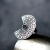 Duży srebrny pierścionek z karborundem NEFRE / SHAMBALA / Biżuteria / Pierścionki