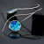 Srebrne kolczyki wiszące turkusowe TURQUOSE MELANGE / SHAMBALA / Biżuteria / Kolczyki