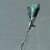 Srebrna broszka w kolorze teal green / SHAMBALA / Biżuteria / Broszki