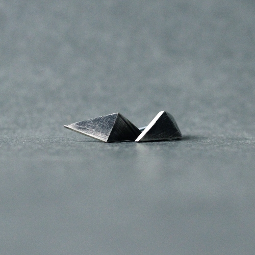 Minimalistyczne kolczyki origami / SHAMBALA / Biżuteria / Kolczyki