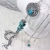 Srebrny naszyjnik z turkusem - "Turkusowy Talizman" / Marcela Krukowiecka / Biżuteria / Naszyjniki