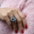 rosa mejer, Biżuteria, Pierścionki, pierścionek - kryształ w srebrze