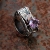 rosa mejer, Biżuteria, Pierścionki, pierścionek - fasetowany ametyst